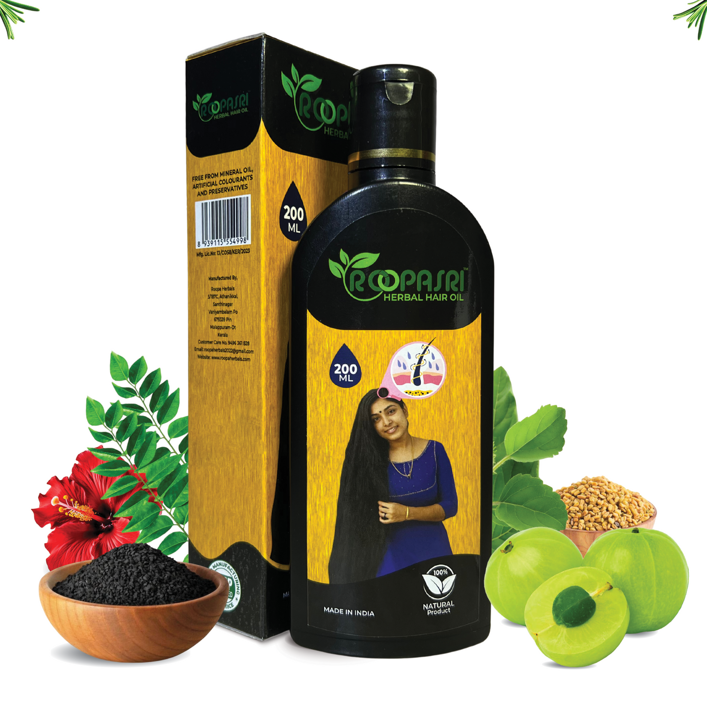 Roopasri Herbal Hair Oil 100 ml
