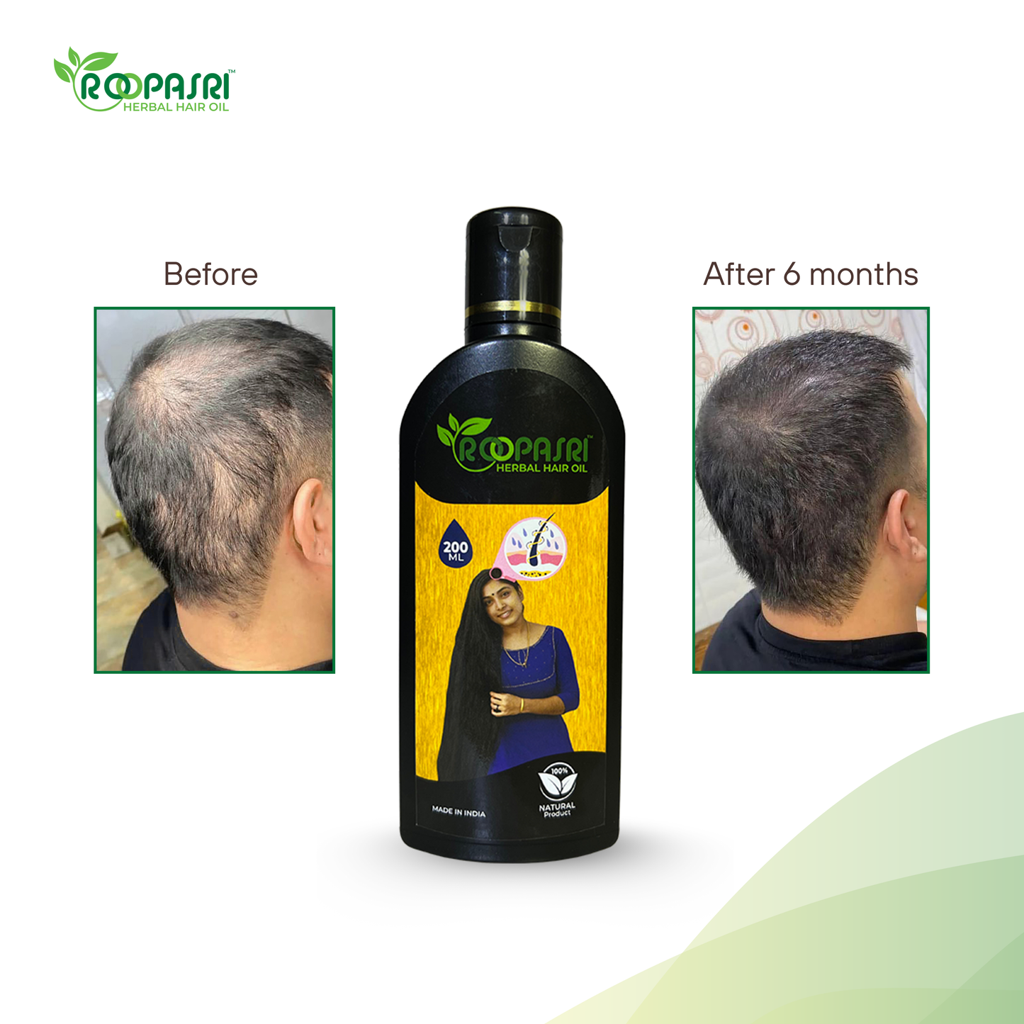 Roopasri Herbal Hair Oil 300 ml